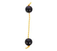 UKCOCO Œuf à Secouer Rythmique Éducatif pour Garçon Fille Instrument de Percussion pour Ktv Fêtes et Cours de Musique Noir Diamètre