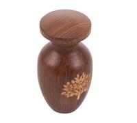 UKCOCO Urne Bois pour Cendres Animaux Boîte à Mémoire pour Chiens Et Chats Urne Funéraire Élégante pour Cendres De Compagnon à Quatre Pattes Souvenir pour Animaux Décédés