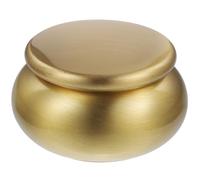 UKCOCO Urne Scellé Petite et en Cuivre Couvercle Funéraire Hermétique, Boîte de Conservation Récipient Commémorative Compacte Solide pour Cendres pour Poudres Usage