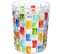 UKCOCO Verre à Jus Verre Clair Décoré Main Gobelet pour Boissons et Eau Tasse Déjeuner et Dessert et Décoratif pour Thé et Cocktails