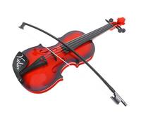 UKCOCO Violon Garçon Fille Fonctionnel avec Cordes Jouables Instrument Musique pour Débutants Décor Modèle Simulé Bois Naturel Petite