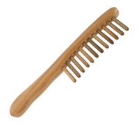 UKCOCO Wide Tooth Wooden Hair Comb For Men And Women With Thickened Handle Anti-static Scalp Massage Tool For Detangling Curly Hair