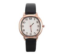 UKCOCO Women Wrist Watch:Vintage Wrist Watch Leather Watch Band with Square Dial Q-uartz Simple Casual for Women