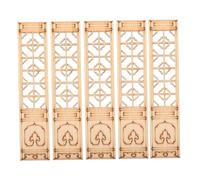 UKCOCO Wooden Mini Door And Window Craft Slices For Children DIY Painting And Creative Activities Lightweight Wood Pieces For Educational Art Projects