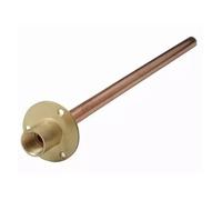 UKDeals Direct® Bride murale d'extérieur avec tube pour robinet de jardin extérieur BSP 1/2" x tube de 350 mm