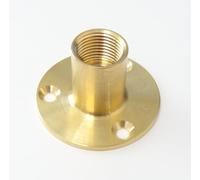 UKDeals Direct® Robinet de jardin extérieur de 1,27 cm, tube traversant, support de bride murale 1,27 cm, plaque arrière elboe 15 mm x 1,27 cm (bride murale seulement 1,27 cm)