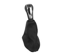 UKDHFNBV Pommeau de Levier de Vitesses Manuel Levier de vitesses à 5 avec protège-jambes et couvre-bottes pour Chevrolet Spark, ensemble têtes d'équations(Bright silver)
