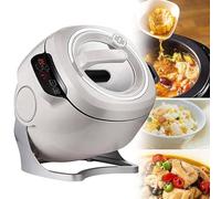 UKDUANWEI Machine de Cuisson Automatique 6L | Poêle antiadhésive 2000W | Cuiseur Intelligent Multifonction électrique | Robot de Cuisson à écran Tactile pour Cuisiner à la Maison