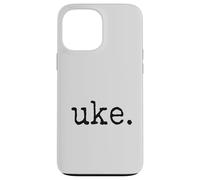 uke. Ukulele rétro de Style typographe Coque pour iPhone 13 Pro Max