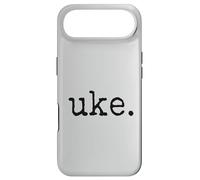 uke. Ukulele rétro de Style typographe Coque pour iPhone Air