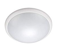UKEW Plafonnier LED encastré pour salle de bain - IP44 étanche blanc opale givré ES E27 60 W max pour couloir, porche, mur extérieur