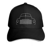 UKHQFED Casquettes de Baseball avec Divers Motifs Studebaker 2R5 Classique des années 1950 Pick-up Truck Contour Blanc Graphique Chapeau Hommes |-F-| Snapback Cap Femme Homme Cadeau Personnalisé