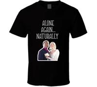 UKHrf35h Alone Again, Naturally Love Actually Movie Keira Knightley Quote T Shirt Black S