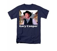 UKHrf35h Gary Cooper High Noon Western Fan Art Adult T Shrit Navy XL