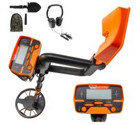 Ukiki Détecteur de Métaux TS156D Pelle Étanche avec Casque d'Écoute de Disque d'Or pour Adultes et Enfants Utilisé sur comme l'herbe le Sol la Plage la Cour