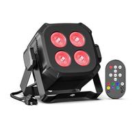 UKING - 1 PCS 32W Lumiere Par LED, RGB 4 LED Projecteur Jeu de Lumière Scene avec Télécommande et, Éclairage de Scène Disco