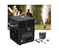 UKing 1000W Machine à Etincelle Froide - Feu d'artifice Froid Avec Écran LCD - Pack De 1 Machine à Fumée Noir Pour Mariage Club