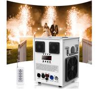 UKing 1200W Machine à Etincelle Froide - Pack De 1 Feu d'artifice Froid Avec Écran LCD - Machine à Fumée Blanc Pour Mariage Club