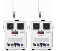 UKing 1200W Machine à Etincelle Froide - Pack De 2 Feu d'artifice Froid Avec Écran LCD - Machine à Fumée Blanc Pour Mariage Club