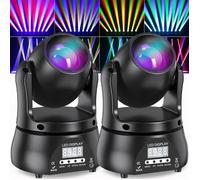 UKing 120W Jeux de Lumiere DJ - Lyre LED RGBW DMX Beam - Lumière de Scène Pour DJ Party Disco Mariage Pack DE 2