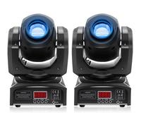 UKing 120W Jeux de Lumiere DJ - Lyre LED RGBW DMX Gobo Beam - Lumière de Scène Pour DJ Party Disco Mariage Pack DE 2