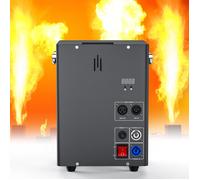UKing 200W Machine a Flamme - Jeux de Lumiere DJ Effets de Scène IP30 - Lance Flamme DMX & Commande Manuelle pour Fêtes