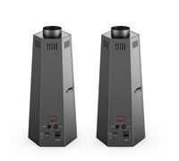 UKing 2PCS 200W Machine a Flamme - Jeux de Lumiere DJ Effets de Scène - Lance Flamme DMX & Commande Manuelle pour Concerts Fêtes