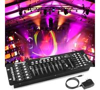 UKing Dmx512 Contrôleur 192 Canaux Contrôleur DMX Console pour Scène Lumière Saint-Valentin Fête DJ Disco Bar, DJ Professionnels