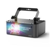U'King RGB Laser Scanner effet de faisceau projecteur Laser éclairage LED lumière de scène intérieure pour DJ Disco fête DMX512 son activé Prise EU