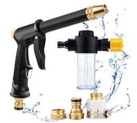 Ukisisi High Pressure Hose Nozzle,Portable High Pressure Spray Water Gun,High Pressure Garden Hose,Pulvérisateur De Tuyau D'arrosage,Arrosage des Plantes, Nettoyage De Terrasse