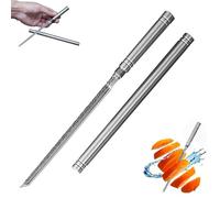 Ukisisi Multipurpose Outdoor Portable Fruit Knife with Sheath,Slice Knife,Peel Knife,Fruit Knife,Mini Stainless Steel Stick Knife,Vegetable Cutter,for Camping,Picnic,Outdoor and Jungle Exploration