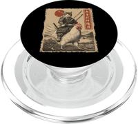 Ukiyo-e Chat Amusant en Forme de Poulet Japonais PopSockets PopGrip pour MagSafe