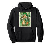 Ukiyo E Fox Spirit Japonais Sweat à Capuche