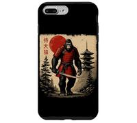 Ukiyo-e Japonais Samouraï Bigfoot UFO Anime Vintage Fighter Coque pour iPhone 7 Plus/8 Plus