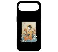 Ukiyo-e Kimono Fan Fleurs de Cerisier Vagues Art Japonais Coque pour iPhone Air