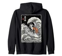 Ukiyo-e Perforatrice bébé Singe Sweat à Capuche