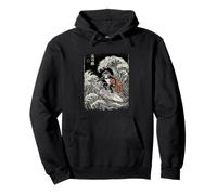 Ukiyo-e Perforatrice bébé Singe Sweat à Capuche
