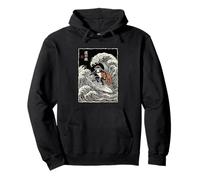 Ukiyo-e Perforatrice bébé Singe Sweat à Capuche