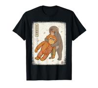 Ukiyo-e Perforatrice bébé Singe T-Shirt