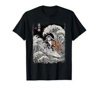Ukiyo-e Perforatrice bébé Singe T-Shirt