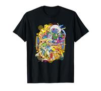 Ukiyo-e Series Dancing God of Wind God T-Shirt