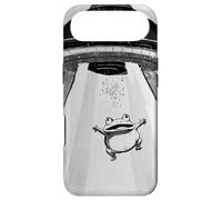 Ukiyo-e Style UFO Enlèvement Mignon Grenouille Peinture à l'encre Art Peinture Coque pour iPhone Air