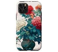 Ukiyo-e Vintage Japanese Pivoine Fleur Botanique Art Coque pour iPhone 11 Pro