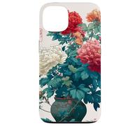 Ukiyo-e Vintage Japanese Pivoine Fleur Botanique Art Coque pour iPhone 13