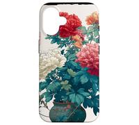 Ukiyo-e Vintage Japanese Pivoine Fleur Botanique Art Coque pour iPhone 16