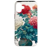 Ukiyo-e Vintage Japanese Pivoine Fleur Botanique Art Coque pour iPhone 16 Plus