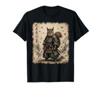 Ukiyo-e Vintage Samouraï écureuil Japonais Katana Warrior T-Shirt