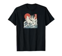 Ukiyoe Kitsune Kaiju Spirit Fox Awakens Art Japonais T-Shirt