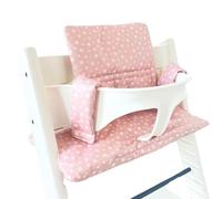 UKJE Coussin Compatible avec Stokke Tripp Trapp - Coussin de siège Doux pour Nourrissons, bébés et Tout-Petits, Accessoires de Chaise Haute, Facile à Installer, 41 x 27,9 x 5,1 cm
