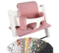 UKJE | Coussin pour Stokke Tripp Trapp | Plusieurs Couleurs & Imprimés | Fait Main en Europe | Compatible avec Stokke, Chaise Stokke, Chaise Haute Stokke